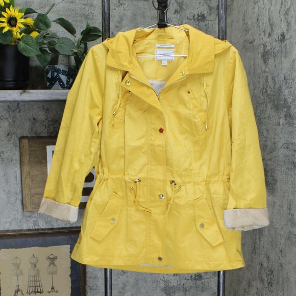 NWT Hooded Anorak Rain Jacket XL Honey Glaze - Picture 3 of 8